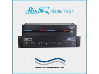 Catalog # 307467 - Model 7467 8-Channel RJ45 Cat6 A/B Switch, Contact Closure