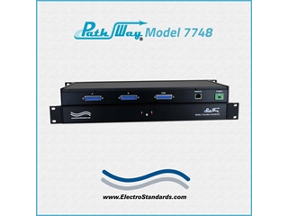 Catalog # 307748 - Model 7748 DB25 RS530 A/B Switch with Cutoff, Ethernet Remote Control