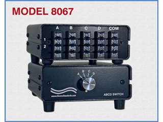 Catalog # 308067 - Model 8067 2-Terminal Barrier Strip A/B/C/D Switch