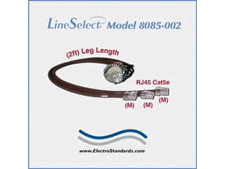 308085-002 Model 8085-002 RJ45 Cat5e A/B Switch, 2 Foot Legs, No Enclosure