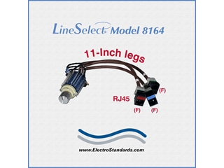 Catalog # 308164 - Model 8164 3-Pos. RJ45 CAT5e Switch, No Enclosure 11-inch Legs
