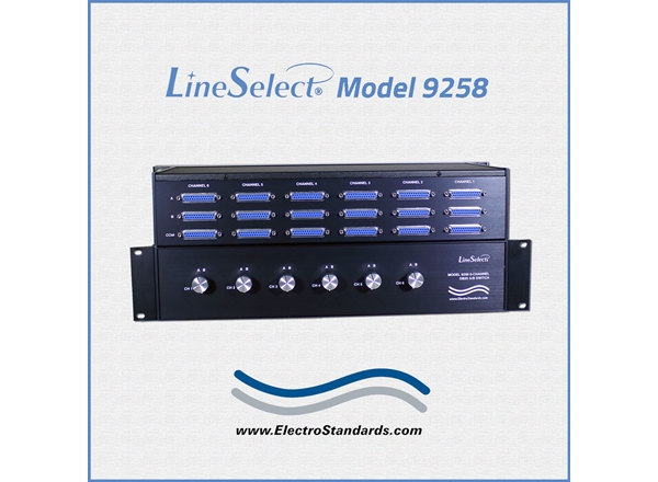 Model 9258 DB25 6-Channel A/B Switch