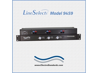 Catalog # 309459 - Model 9459 RJ45 Cat6 3-Channel ONLINE/OFFLINE Switch
