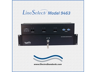 Catalog # 309463 - Model 9463 4-Channel RJ45 / DB9 ONLINE/OFFLINE Switch