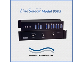 Catalog # 309503 - Model 9503 3-Channel DB25 / DB25 / BNC Switch