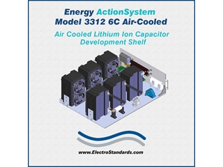 331206C - Energy ActionSystem Model 3312-6C, Air Cooled Lithium Ion Capacitor Development Shelf