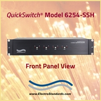 Model 6254-SSH LC Duplex 4-Channel A/B FiberSwitch with SSH and HTTPS GUI