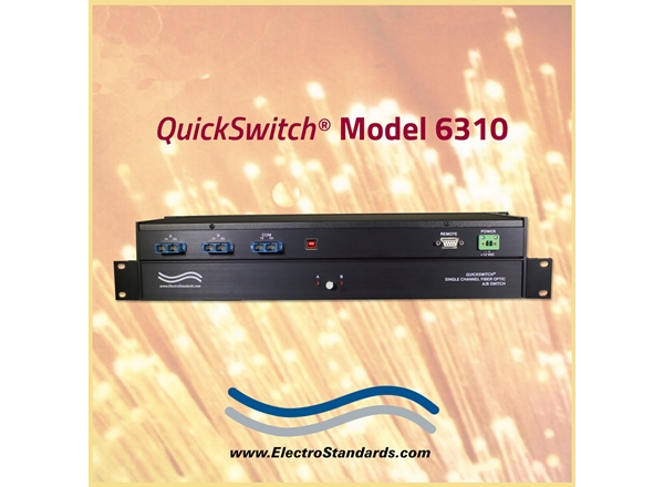 Model 6310 Fiber Optic SC Duplex Single Mode with RS-232, Contact Closure Remote
