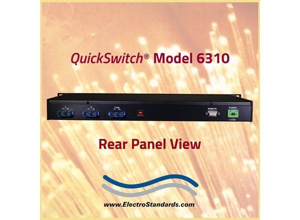 Model 6310 Fiber Optic SC Duplex Single Mode with RS-232, Contact Closure Remote