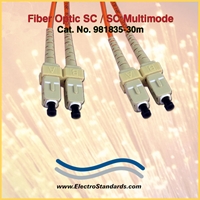 SC/SC Multimode Fiber Optic Cable Assembly