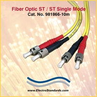 ST/ST Single Mode Fiber Optic Cable Assembly