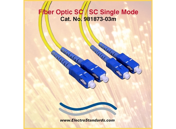 SC/SC Single mode fiber cable assembly