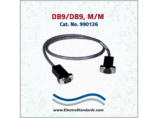 DB9 Cable, 10 Foot, Male/Male, 990126-010
