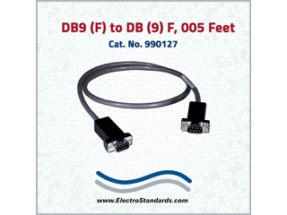 DB9 Cable, 5 Foot, female/female, 990127-005