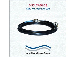 990136-006 BNC Coaxial Cables RG-58, PVC, 50 Ohms, Male/Male, 6 Ft