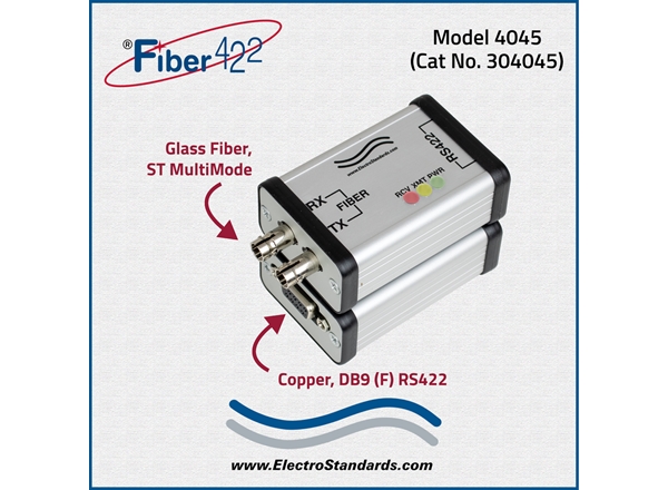 ST Fiber to RS422 Interface Converter