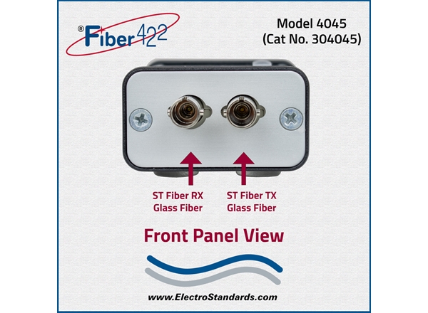 ST Fiber to RS422 Interface Converter