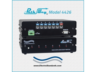 Catalog # 305423 - Model 4426 6-to-1 RJ45 CAT5 Switch