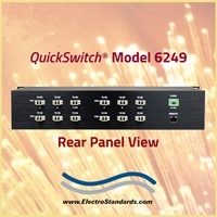 4-Channel LC Duplex A/B Fiber Optic Switch, Single Mode