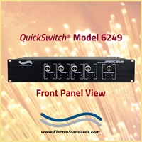 4-Channel LC Duplex A/B Fiber Optic Switch, Single Mode