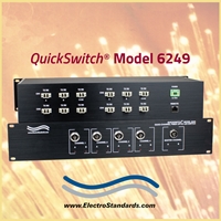 4-Channel LC Duplex A/B Fiber Optic Switch, Single Mode