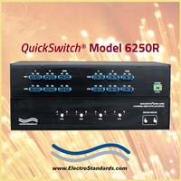 RoHS 4-Channel SC Duplex A/B Fiber Optic  Switch, Single Mode