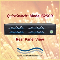 RoHS 4-Channel SC Duplex A/B Fiber Optic  Switch, Single Mode