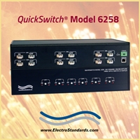 6-Channel Online/Offline SC Duplex Fiber Optic Switch