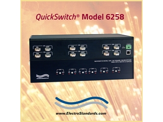 Catalog # 306258 - Model 6258 6-Channel LC Fiber Online/Offline Switch