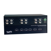6-Channel Online/Offline SC Duplex Fiber Optic Switch