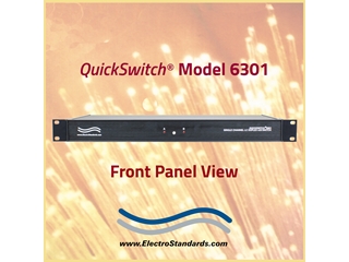 Catalog # 306301 - Model 6301 LC Duplex A/B Fiber Optic Switch