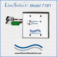 RJ45 CAT5e Online/Offline Rotary Switch, 12VDC Power for LED