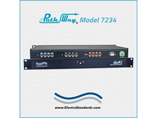 * Cat5e Simultaneous Control * Catalog # 303234 - Model 7234 4-Channel RJ45 A/B Switch