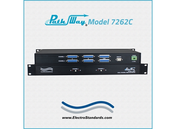 2-Channel DB25 RS232 A/B Switch