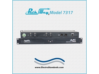 Catalog # 307317 - Model 7317 2-Channel XLR Audio A/B Switch, Telnet