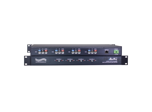 4-Channel RJ45 CAT5e A/B/OFFLINE Switch, Telnet & GU