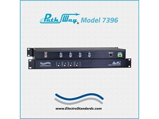 PathWay® Model 7396 Single Channel A/B/C/D, T1 Interface Switch with IP addressable Ethernet Remote w/Telnet, Rackmount