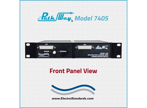 DB25 Normal/Bypass Switch with Channel Isolation