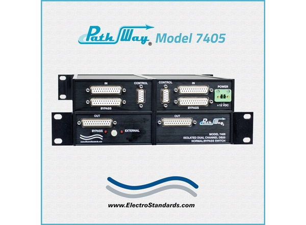 DB25 Normal/Bypass Switch with Channel Isolation