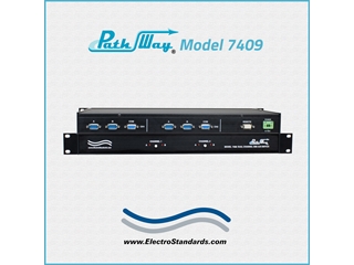 Catalog # 307409 - Model 7409 DUAL Channel DB9 A/B Switch, Serial Remote Control 