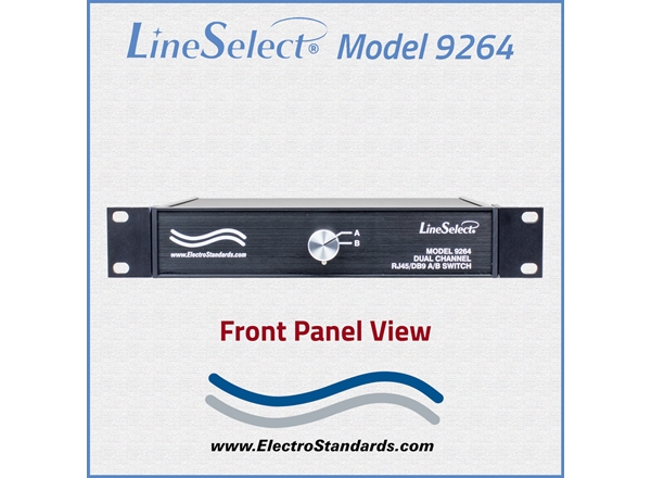 Model 9264 DUAL Channel DB9/RJ45 A/B Switch