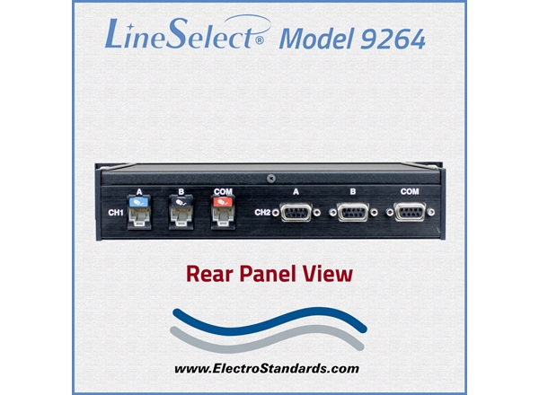 Model 9264 DUAL Channel DB9/RJ45 A/B Switch