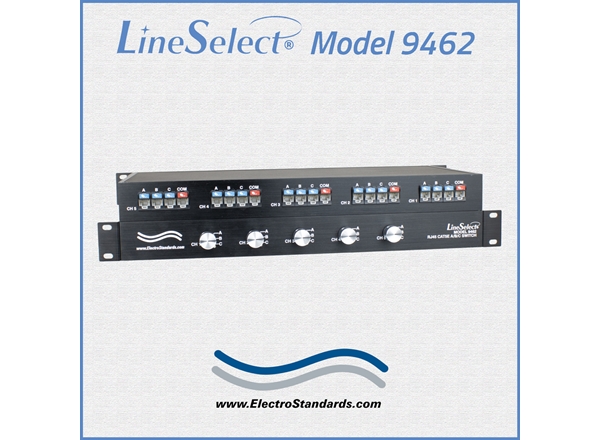 LineSelect® 9462 5-Channel RJ45 Cat5e A/B/C Switch