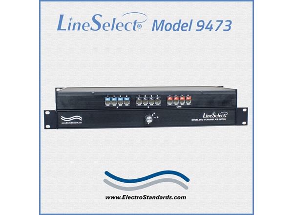 Model 9473 4-Channel RJ45 CAt6 A/B Switch, Simultaneous Control