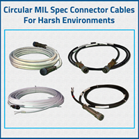 MIL spec connector Cables for Harsh Environments