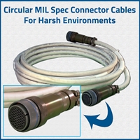 MIL spec connector Cables for Harsh Environments