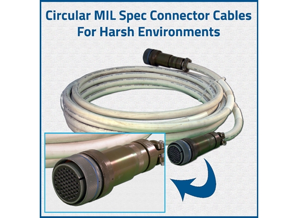 MIL spec connector Cables for Harsh Environments