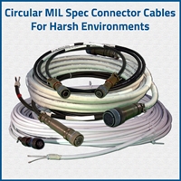 MIL spec connector Cables for Harsh Environments