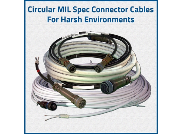 MIL spec connector Cables for Harsh Environments