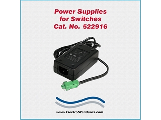 Catalog # 522916 - Model 522916 Power Supply, 100-240 VAC/12 VDC
